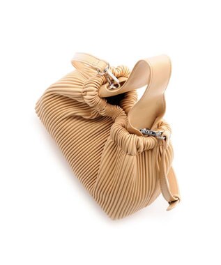 MioFIRANO プリーツミニバッグ 2WAY　FR エフアール BEIGE