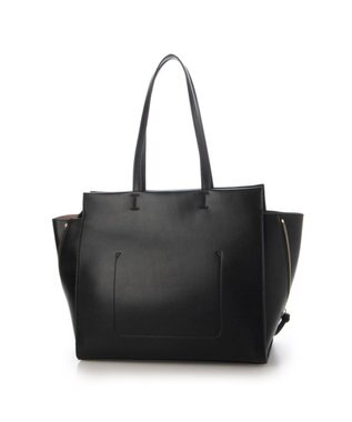 UNBILLION カシュカシュ cachecache / ベルトディテールサイドジップA4トート ブラック