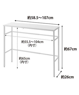 tower 伸縮ペットケージ上ラック タワー ホワイト ホワイト