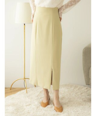 earth music&ecology ファスナースリットスカート Yellow