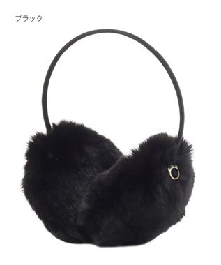 MOONBAT 【FUDGE11月号掲載】PAUL & JOE ACCESSOIRES ネコチャーム付フェイクファーイヤマフ（細アーム）