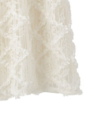 earth music&ecology 【予約】フリンジレースキャミビスチェ ブラック