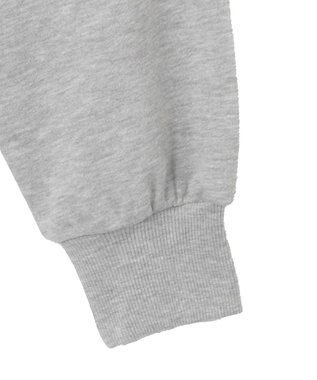 WEGO オフショルショートスウェット 杢グレー