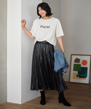 ANY フロッキーロゴテールTシャツ オフ