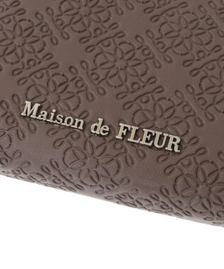Maison de FLEUR FLEURモノグラムウォレット Brown