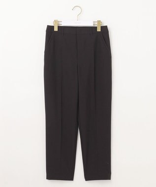 ANY SIS 【洗える】褒めらレディテーパード パンツ ブラック