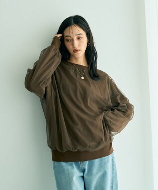 YECCA VECCA オーバーチュールニット Brown