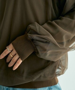 YECCA VECCA オーバーチュールニット Brown