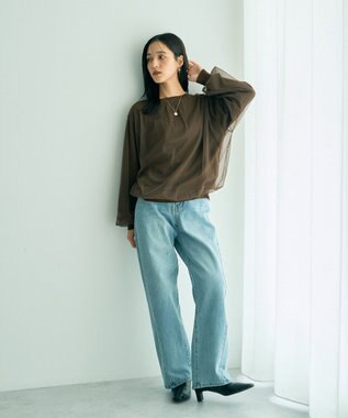 YECCA VECCA オーバーチュールニット Brown