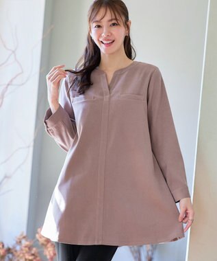 Tiaclasse 【洗える】スエード調チュニック