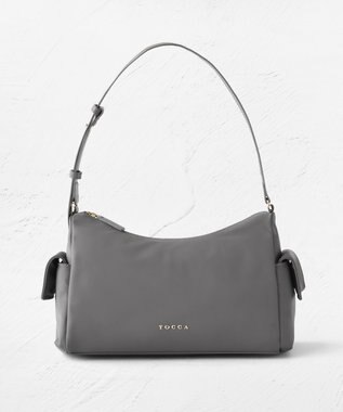 TOCCA IN CREADLE NYLON BAG Ｍ ワンショルダーバッグ ライトグレー系