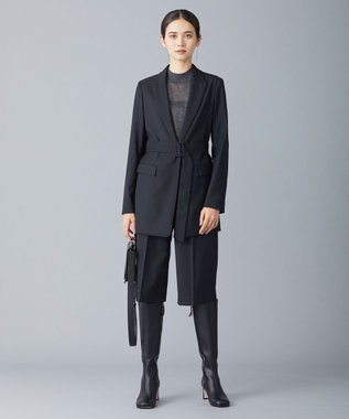 ICB 【洗える】 ウールマットウース ショートパンツ ブラック系