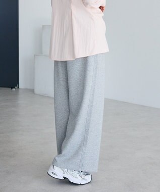 CRAFT STANDARD BOUTIQUE ダンボールニットタックパンツ Gray Mixture