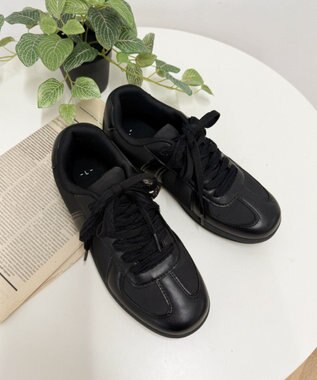 WEGO ダブルシューレースローカットスニーカー