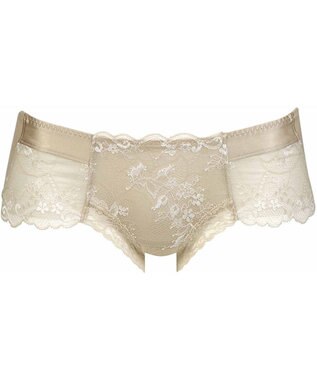 WACOAL ボーイレングス ショーツ BXC408とペア はきこみ丈あさめ レディース PXC608 /ワコール ベージュ