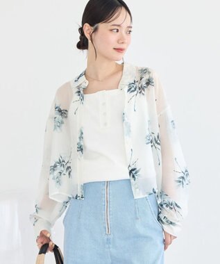 earth music&ecology 【WEB限定】シアーショートシャツ