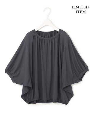 ICB 【WEB限定・洗える】Float ドルマンスリーブカットソー チャコール系