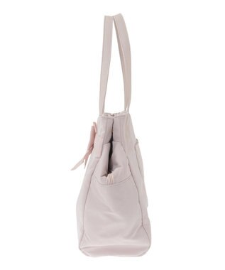 Maison de FLEUR グログランリボン3ルームトートバッグ Pink