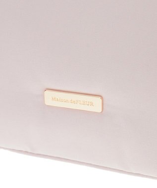 Maison de FLEUR グログランリボン3ルームトートバッグ Pink