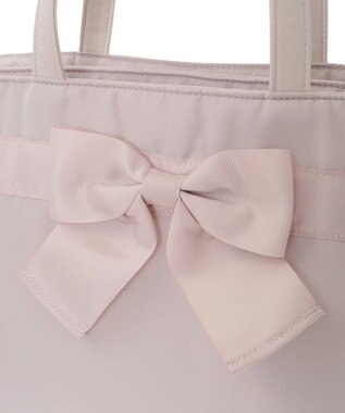 Maison de FLEUR グログランリボン3ルームトートバッグ Pink