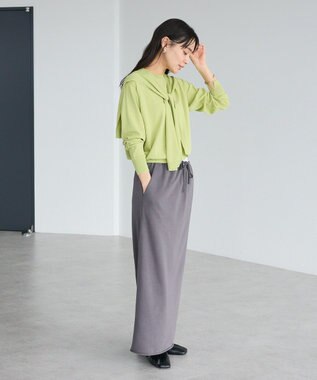 CRAFT STANDARD BOUTIQUE ニットストール+プルオーバー Light Green