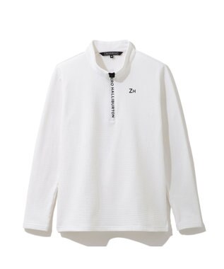 ZERO HALLIBURTON ハージップ防寒ロングシャツ 82746 長袖 保温 UV 防寒 インナー ゴルフ ZHG-W9b ホワイト