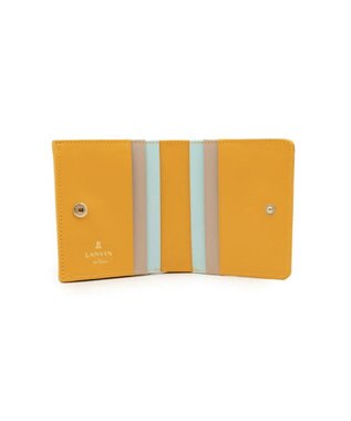 LANVIN en Bleu リュクサンブールカラー 外ボックス二つ折り財布 マスタード