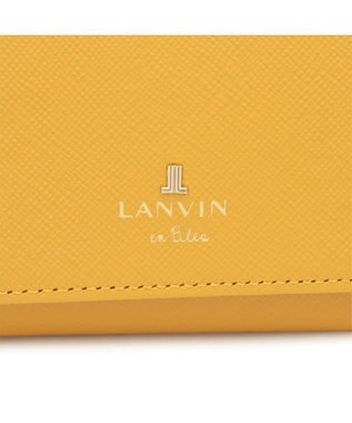 LANVIN en Bleu リュクサンブールカラー 外ボックス二つ折り財布 マスタード
