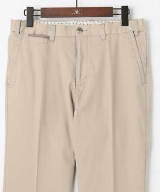 JOSEPH ABBOUD 【カラー豊富】人気！ウエストも伸びる！ オーガニックストレッチパンツ ベージュ系