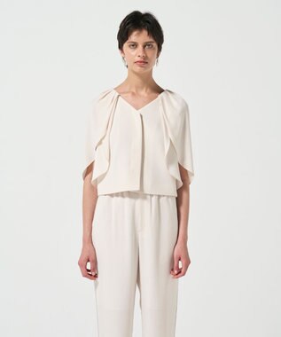 GRACE CONTINENTAL ケープスリーブトップ キナリ