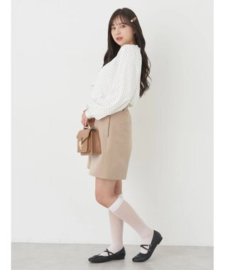 earth music&ecology ２ｗａｙフリルブラウス Dot