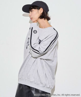 WEGO 別注NBA2ラインBIGPO 杢グレー