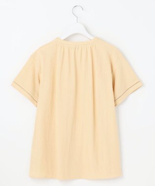 J.PRESS LADIES ナチュラルジャージー カットソー イエロー系