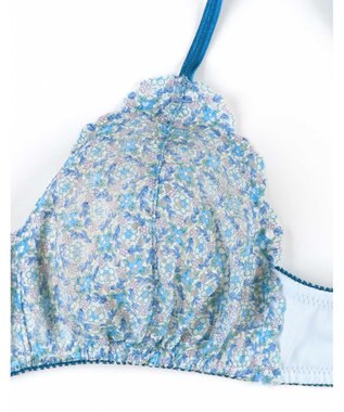 une nana cool MADE WITH LIBERTY FABRIC 【綿混】三角レース BU