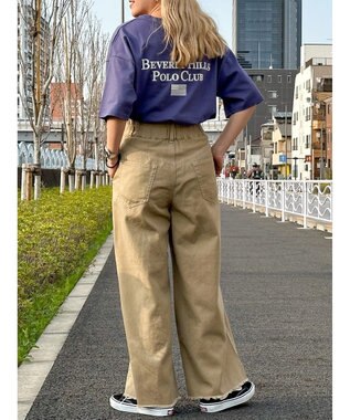 AMERICAN HOLIC Ｂ．Ｈ　ＰＯＬＯ　ＣＬＵＢ　バックプリントＴＥＥ Purple