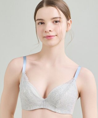 une nana cool 【脇高で背中スムージングブラジャー】さあわたし　レース