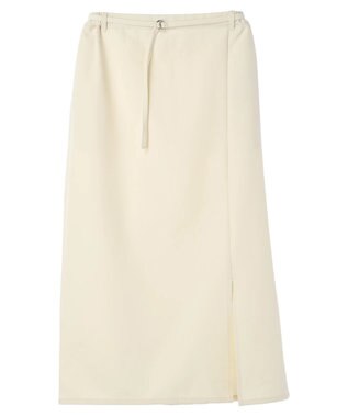Green Parks 〈選べるきれシル〉Ｉラインロング丈スカート Ivory