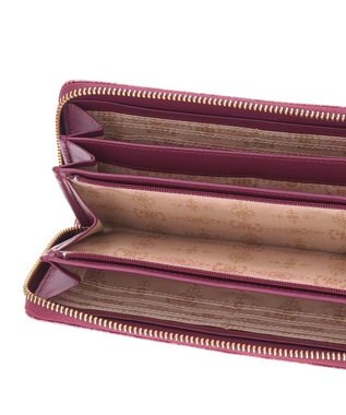 ANNA SUI ローズハート ラウンド長財布 ワイン