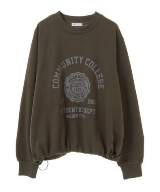 CRAFT STANDARD BOUTIQUE カレッジプリントプルオーバー Gray Mixture