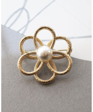 Tiaclasse 【安田美沙子さんスタイリングアイテム】フラワーモチーフブローチ