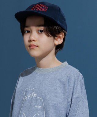 J.PRESS KIDS 【KIDS雑貨】J.PRESS 刺繍ロゴ キャップ ネイビー系