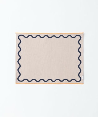 TRICOTE WAVY LINE PLACE MAT／なみなみラインランチョンマット 82BEIGE
