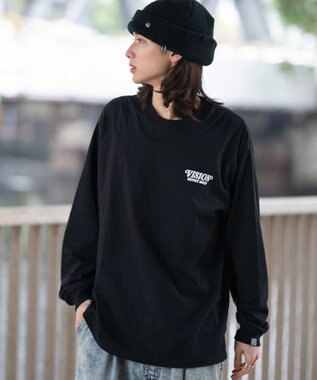 WEGO 【ユニセックス着用ITEM】別注VISIONゴーストスケーターグラフィックT（LS） ブラック