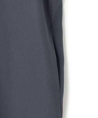 ICB 【先行予約・WEB限定】FluidBackSatin ニット衿シャツワンピース ダルブルー