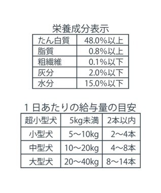 PET PARADISE 牛皮ガム 太タイプ 15本 国産 -