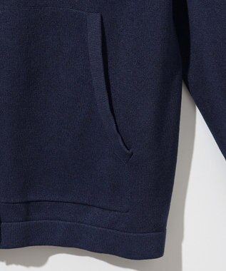 JOSEPH ABBOUD MOUNTAIN 【エコ素材・軽量・通気性・速乾性】ペーパーヤーンパーカー ネイビー系