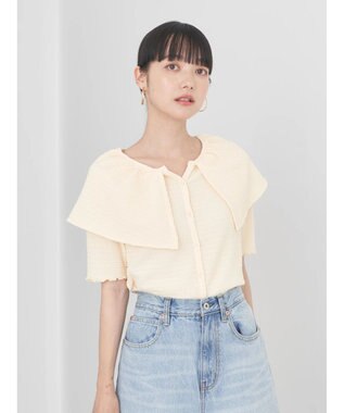 earth music&ecology ビッグカラーカットプルオーバー Yellow