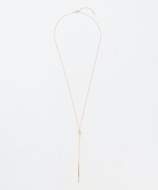ANY ノットリボンメタルネックレス ライトゴールド
