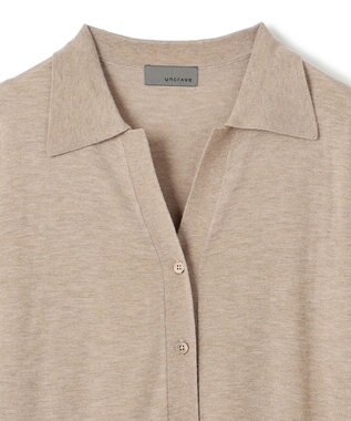 uncrave ハイゲージニット ロングカーディガン モカ