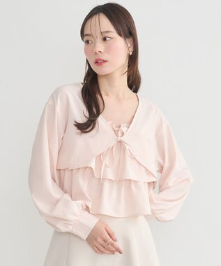 earth music&ecology ティアードアンサンブルブラウス